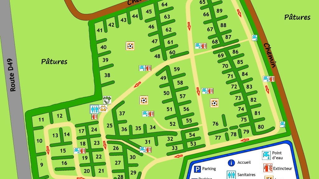 Plan du camping plan du camping