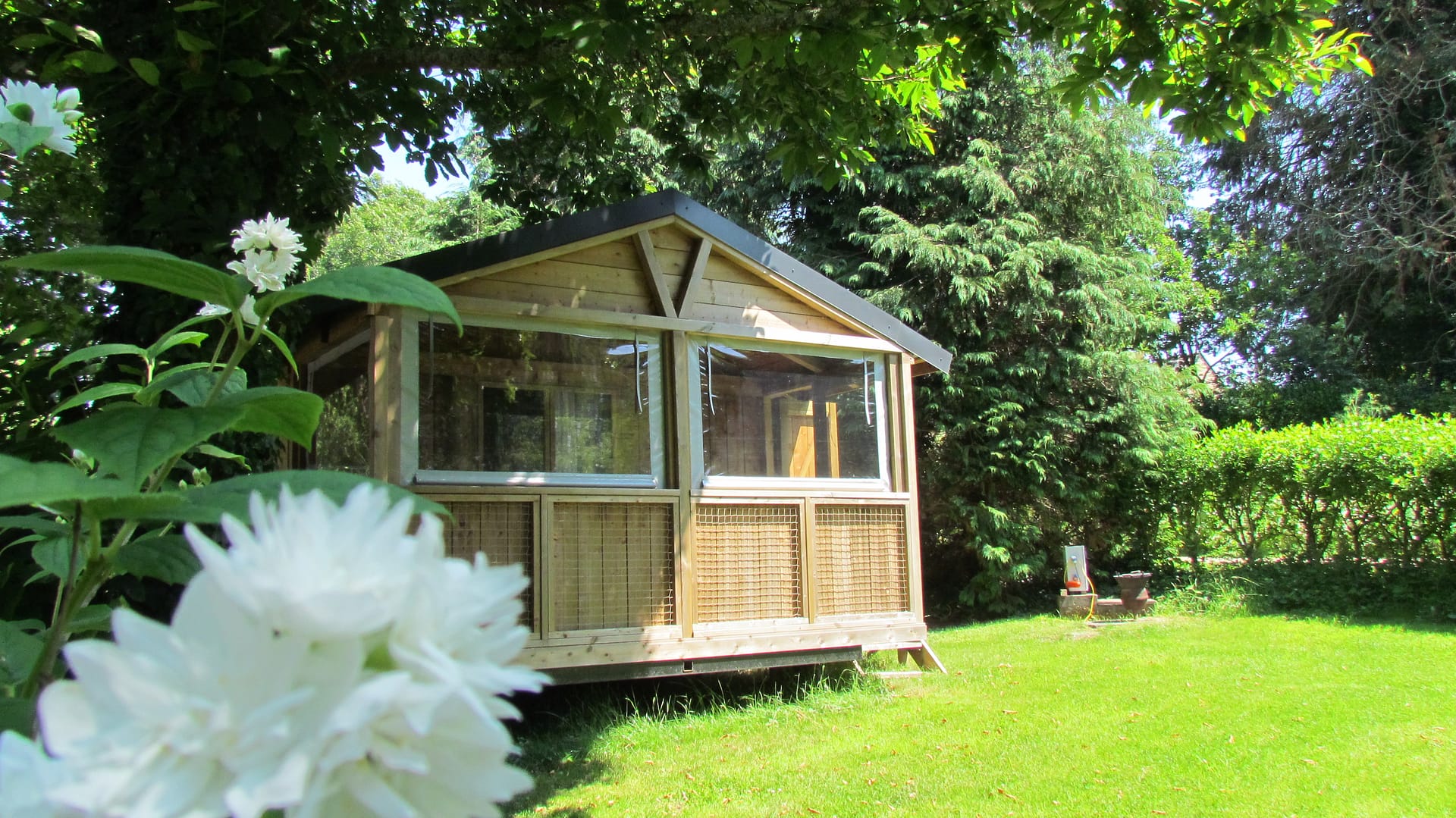 chalet bois 5 places