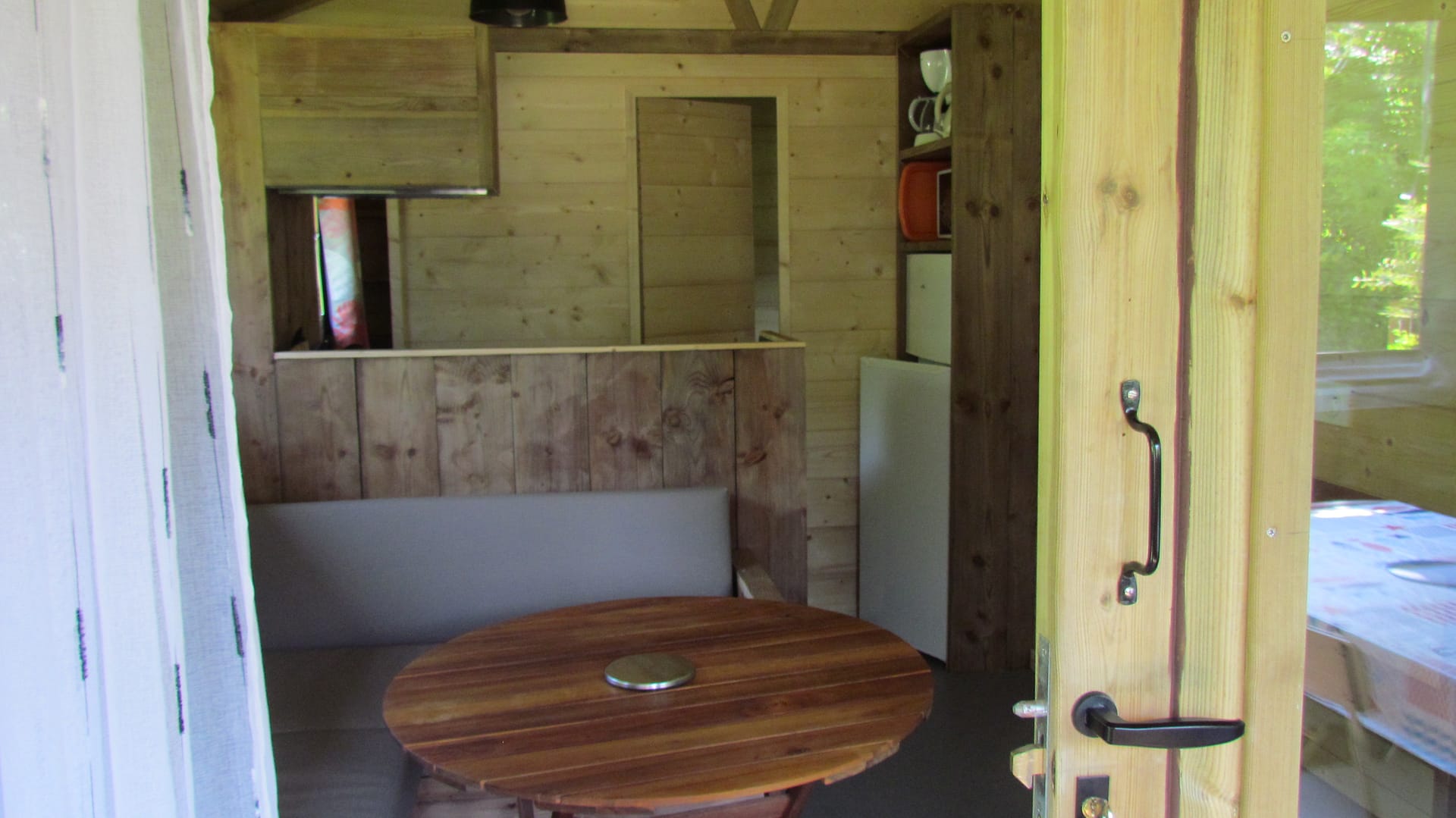 intérieur mobile home bois